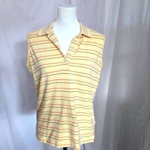 Striped Yellow Blouse